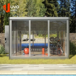 Cápsula de Gimnasio Inteligente Prefabricada y <span class=keywords><strong>Modular</strong></span>, Contenedor Portátil Personalizado con Electricidad y Control Climático - Product Image 6