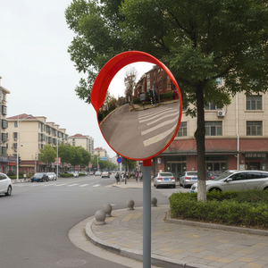 120 cm Convex Traffic Safety <b>Mirror</b> Durable PC Material for Indoor and Outdoor Use for Parking Lot Traffic Control - Product Image 3