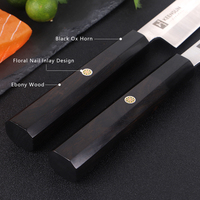 Couteau à saumon Yanagi Sakimaru Kirisuke Sashimi de haute qualité, lame tranchante de 11 pouces, pour restaurant