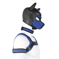 Kopfbedeckung BDSM Bondage 4-teiliges Set Halsband Körpergeschirr Handschellen Bondage Cosplay-Tool Leidenschafts-Kit Sexspielzeug Erwachsenenspiel