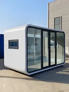 2025 Foshan <span class=keywords><strong>pas</strong></span> <span class=keywords><strong>cher</strong></span> prix nouveau Type Apple cabine <span class=keywords><strong>Plan</strong></span> préfabriqué chambre préfabriquée pods <span class=keywords><strong>de</strong></span> bureau hôtel cabines chalet dessin exportation Canada - Product Image 6