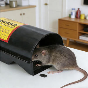 Estación <span class=keywords><strong>de</strong></span> Cebo para Ratas con Cerradura y Llave, Caja <span class=keywords><strong>de</strong></span> Plástico Grande para Control <span class=keywords><strong>de</strong></span> Roedores en Exteriores, Trampa Segura para <span class=keywords><strong>Ratones</strong></span> en el Hogar y Granja - Product Image 4