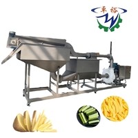Hoge Efficiëntie Franse Frieten Hydro Snijmachine 3-10 Ton/uur Aardappel Hydro Snijder Grote Verwerkingscapaciteit Hydro Snijder