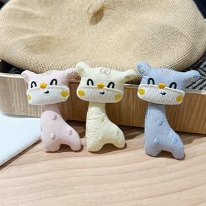 Peluche en tissu <span class=keywords><strong>de</strong></span> dessin animé, rembourrée en coton PP, thème animalier nature, petite poupée lapin à pattes extensibles, broche <span class=keywords><strong>girafe</strong></span>, petits accessoires <span class=keywords><strong>de</strong></span> jupe - Product Image 4