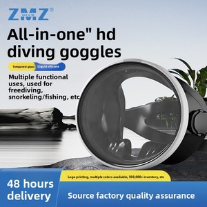 Masque de plongée en silicone HD à grand cadre pour adultes, idéal pour la plongée libre, la natation et le snorkeling - Product Image 5