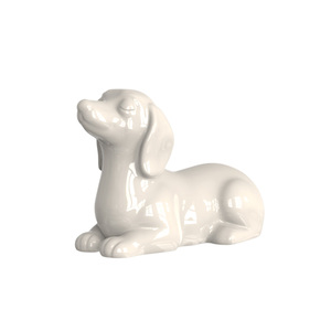 Exclusieve op maat gemaakte keramische hondenasurn, zacht puppy gedenkbeeldje, groothandelsproductie voor de wereldwijde begrafenisindustrie voor huisdieren - Product Image 1