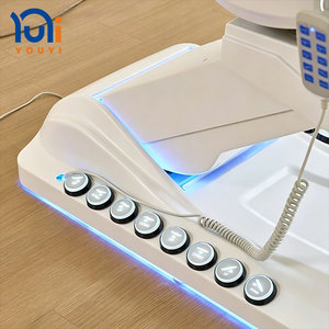 Sillón de Belleza Eléctrico Blanco Personalizable de Fábrica con Respaldo Reclinable, Cama Facial para Clínica Estética - Product Image 6