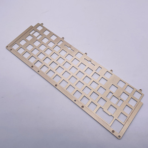Bàn Phím Cơ 40% 75% 65% GH60 <span class=keywords><strong>GK61</strong></span> GK64 108/104/87 Phím Trường Hợp Và Tấm Trọng Lượng CNC Gia Công Tùy Chỉnh Nhôm Đồng Thau - Product Image 5