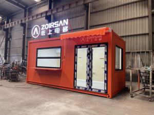 Negozio <span class=keywords><strong>Mobile</strong></span> Prefabbricato in Container d'Acciaio 20HC 20ft con Balcone Aperto, Design Moderno - Product Image 5