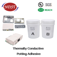 Composé de scellement en silicone à double composant NDST haute résistance à l'humidité pour la construction d'équipements électroniques