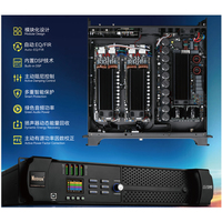 Amplificateur de puissance Nuoxun 2650W Classe D 4 canaux Équipement audio DSP