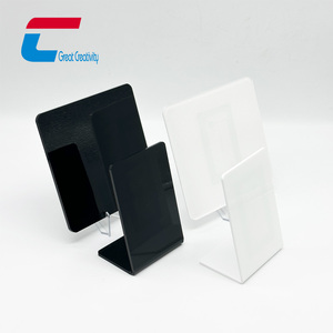 Tùy chỉnh in ấn NFC hiển thị đứng trống Trắng NFC Tab bảng đứng để biết thêm Google đánh giá - Product Image 1