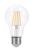 Expédition rapide CE RoHS REP LED Ampoule à filament Lampe A60 E27 220V-240V 6W 2700K Dimmable LED Ampoules Filament Lumières Verre clair