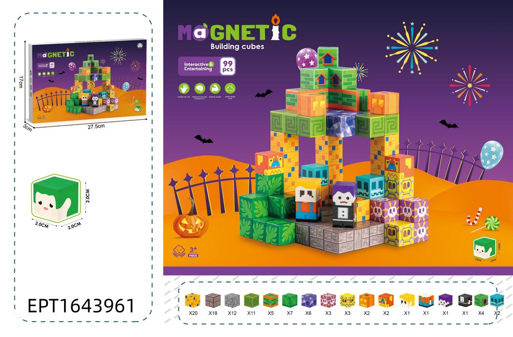 EPT1643961 JUGUETES MAGNÉTICOS DE 2CM 99PCS -36uds/caja