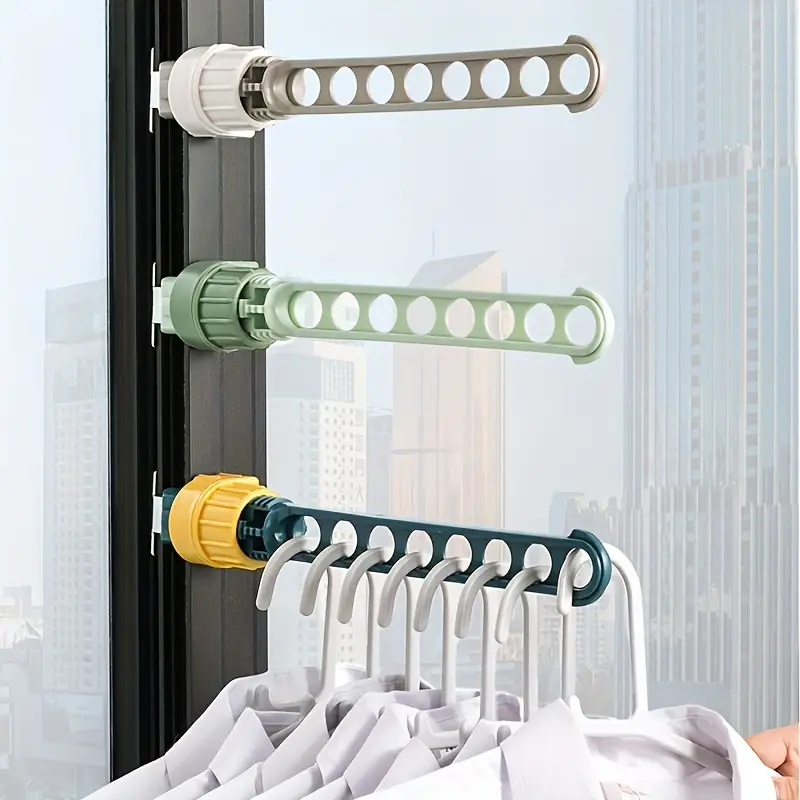 Multifunctional 8 Hole Portable Clothes Hanger