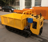 CNC-03C China hochwertige Hand Push selbst laden Mini Track Dumper Crawler Mini Dumper mit Griffen