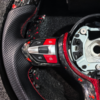 Volant en fibre de carbone forgé style M Sport Track pour BMW F30 F10 E92 F84 F82 F20 F36 M3 M4 M5, pièces intérieures automobiles