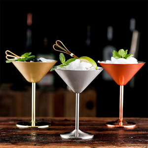 Vaso de Cóctel de Acero Inoxidable de Lujo, Ecológico, con Logotipo Personalizado, para <span class=keywords><strong>Mojito</strong></span>, <span class=keywords><strong>Martini</strong></span> y Vino, para Fiestas en Casa - Product Image 6