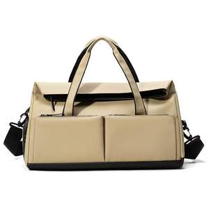 Mochila de Poliéster Multifuncional Tridimensional de Gran Capacidad, Bolso de Gimnasio Geométrico, Compatible con Barra de Remolque, para Viajes - Product Image 4