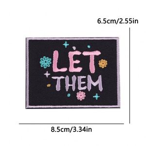 New Embroidery Iron on Summer Watermelon Ice Lolly Let Them Mama Patch for Clothes Hat Decoration - Product Image 5