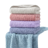 Ensemble de serviettes 100% coton pur, doux et moelleux, en tissu éponge, pour le visage, les mains et le bain, très absorbantes et à séchage rapide, pour la salle de bain