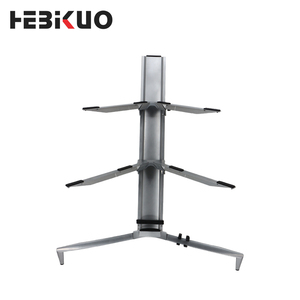 Z-80 stabile durevole due livelli di supporto per tastiera regolabile <span class=keywords><strong>in</strong></span> altezza per musicisti professionisti strumenti musicali accessori - Product Image 1