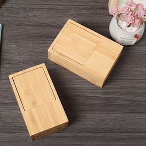 Tour de dés en bambou de Style industriel fabriqué à la main pour jeux de société <span class=keywords><strong>RPG</strong></span> boîte à dés en bois multifonction Rectangle stockage de kit médical - Product Image 2