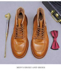 New British Casual Luxury Handcrafted Men's Oxford <b>Leather</b> Pointed Toe Formal <b>Shoes</b> Breathable Evergreen Anti-Slippery Wedding - Product Image 3