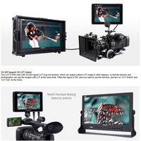 Monitor de Campo para Cámara DSLR FEELWORLD LUT7S PRO de 7 Pulgadas y 2200nits, Ultra Brillante, Pantalla Táctil 3D, Entrada y Salida HDMI 4K 3G-SDI