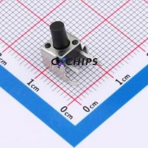 TSA06231-090B332BA Tactile <b>Switch</b> Bent Lead Through Hole-4P,7.4x6.2mm <b>Switch</b> Single Pole Single Throw Round Button 1.8N 7.4mm - Product Image 1