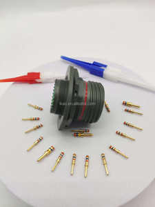 26 Pin D38999/24WE99PN elektrik dairesel konnektör kadmiyum kaplama 500 saat tuz sprey yüksek dayanıklılık endüstriyel mukavemet - Product Image 2