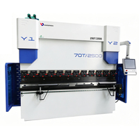 Máquina de Doblado Totalmente Automática de 250 Toneladas, Prensa Plegadora Hidráulica para Chapa Metálica de 2500 mm