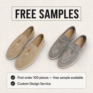 Birotzxiues Damen-Mokassins aus Wildleder mit Vorhängeschloss-Charm, 7 Farben, Wildleder-<span class=keywords><strong>Loafer</strong></span>, Mokassin, Vorhängeschloss-Charm, Slip-On, EUR-Größe 36–44 - Product Image 2