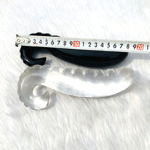<strong>Hot</strong> Selling Crystal <strong>Penis</strong> Black Obsidian Dildo Black Obsidian Yoni Wand Natural Stone Dildo Clear Quartz Sex Toys for Adult - Product Image 3