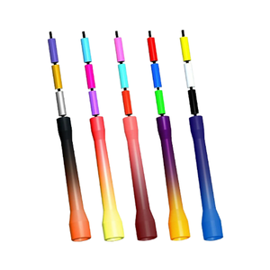 Trọng lượng nhẹ tốc độ nhanh chóng đính cườm Cầu Vồng Tập thể dục nhảy dây mềm PVC và PP chất liệu Trọng thể dục Bỏ qua dây cho trẻ em - Product Image 2