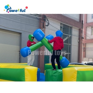 Ngoài trời Inflatable chiến đấu khu vực trở ngại khóa học Trampoline công viên Inflatable chiến đấu khu vực - Product Image 6