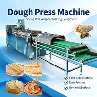 Machine automatique de formage de feuilles de rouleaux de printemps et de samosas, chauffage gaz et électrique, pour feuilles de lumpia, rouleaux d'œufs et emballages de pâtisseries