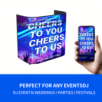 Écran LED couleur pleine gamme pour intérieur, idéal pour les stands de DJ, les événements festifs, les bars familiaux et les discothèques, utilisant la technologie LED