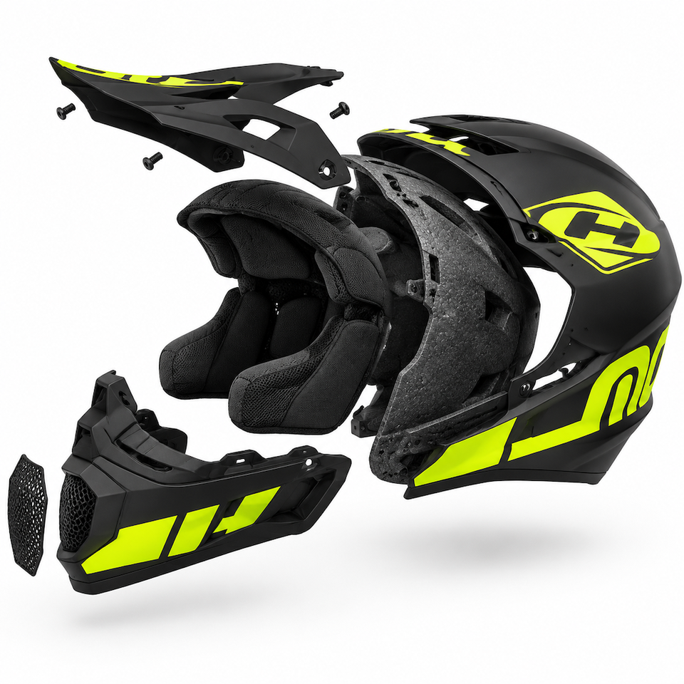 DOT Certified Factory Wholesale Motocross Helmet ABS Shell Dirt Bike ...