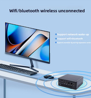 Mini PC Intel Core 11th Thin Client avec WiFi intégré Compatible I3 1115B0 Linux Desktop Home Office Game Dual Network Port Mini PC
