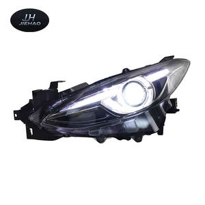 Convient pour 14-19 <span class=keywords><strong>Mazda</strong></span> <span class=keywords><strong>3</strong></span> Axela Phare Assemblage Modification LED Daytime Running Light Lens Headlight - Product Image 2
