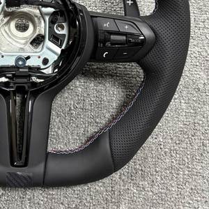 Volante Deportivo M de Cuero y Fibra de Carbono para <span class=keywords><strong>BMW</strong></span> F10/F30/F32/F35/F20/F21/F25/X5 M3/M4/M5/M6/E71-E90/<span class=keywords><strong>320i</strong></span>/530i - Product Image 4