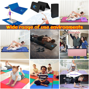 Nouveaux tapis de gymnastique pliants tapis de culbutage pour enfants tapis de repos pratiques pour la salle de sport à domicile - Product Image 3