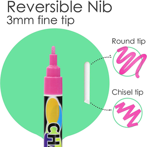 Hot Bán bơm lại ướt xóa được tùy chỉnh không độc hại chất lỏng <span class=keywords><strong>Chalk</strong></span> <span class=keywords><strong>Markers</strong></span> 3 mét <span class=keywords><strong>Chalk</strong></span> <span class=keywords><strong>Markers</strong></span> cho bảng đen dấu hiệu, Windows - Product Image 4