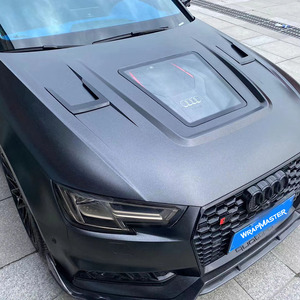 Wrapmaster 1.52*18M สติกเกอร์ติดรถไวนิลห่อรถสีดำแกรไฟต์โลหะหนักมันวาว - Product Image 6