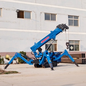Grúa Araña para Techos de 3 Toneladas con Control Remoto Inalámbrico, <span class=keywords><strong>Brazo</strong></span> Telescópico de 360 Grados, Elevación Segura, Eléctrica/Gasolina/Diésel - Product Image 4