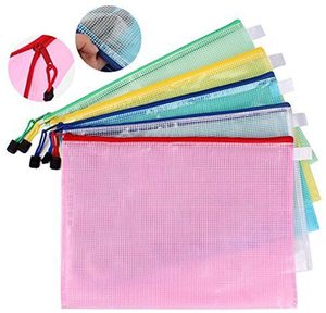 Estuche Multifuncional Transparente <span class=keywords><strong>de</strong></span> PVC con Cierre <span class=keywords><strong>de</strong></span> Cremallera, Bolsa <span class=keywords><strong>de</strong></span> Lápices <span class=keywords><strong>de</strong></span> Malla Plástica Transparente para Estudiantes - Product Image 4