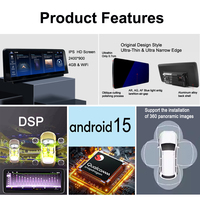 Head Unit Navigasi Android Auto Snapdragon, Multimedia Auto Radio F20, Pemutar Android untuk BMW Apple Carplay Seri 1 F20 Layar