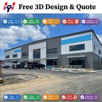 Edificio de Almacenamiento de Acero Ligero, Fábrica Prefabricada, Edificio de Oficinas, Estructura de Acero de Ensamblaje Rápido