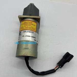 Solenoide de Parada de Bomba de Combustible 65.25900-6006A 300743-00068 24V para Daewoo <span class=keywords><strong>Doosan</strong></span> <span class=keywords><strong>D1146T</strong></span> P158LE P180LE P222LE GENSET - Product Image 6